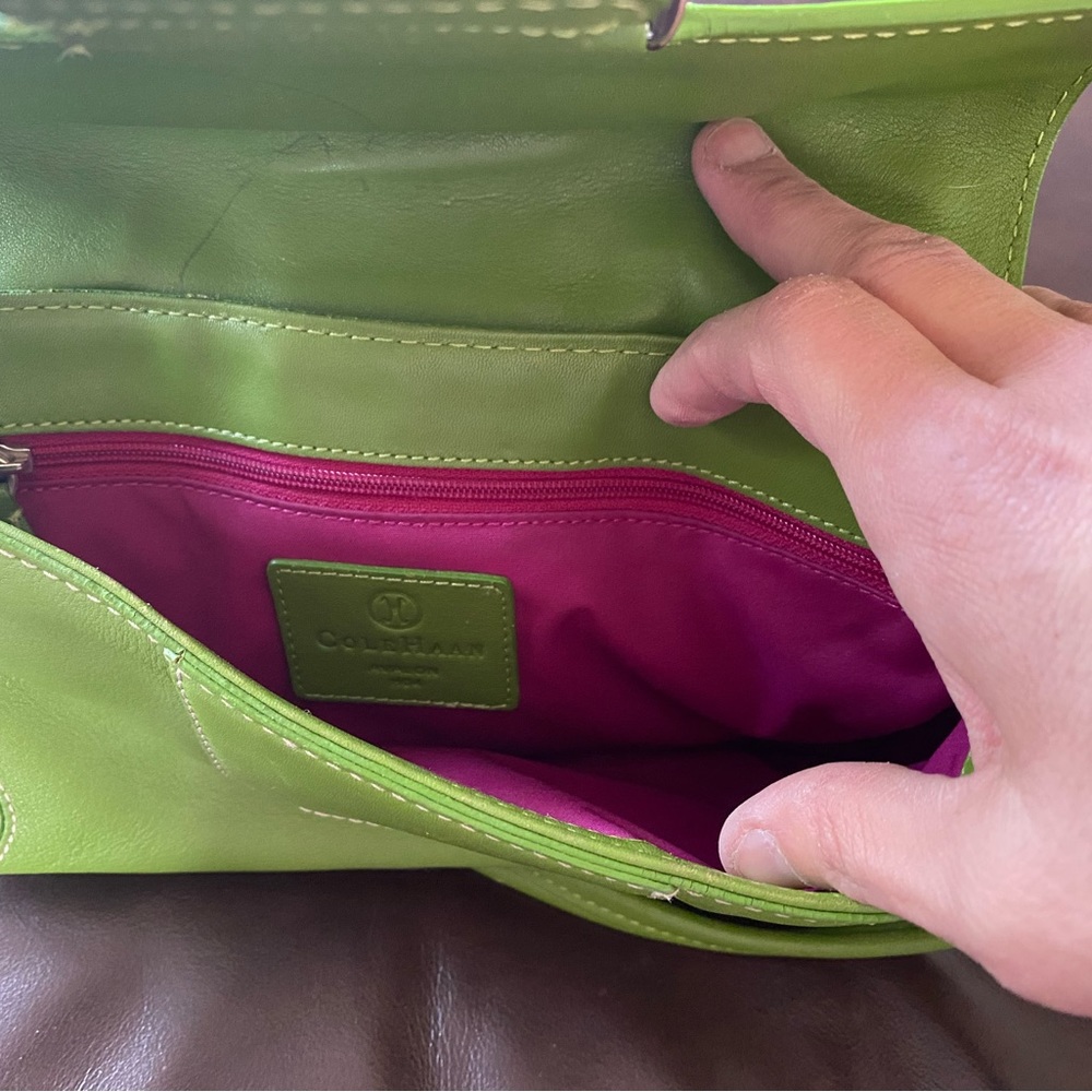 Cole Haan Green Mini Shoulder Purse